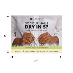 Dazzle Dry Shelf Talker